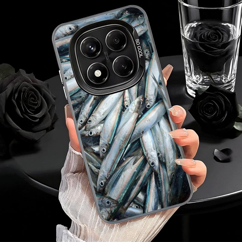 Скидка Мягкий чехол для телефона 'Соленая рыба' для Xiaomi Redmi Note 13 14 15 Pro Plus 12S 12 11S 11 11T 10S 10 Ударопрочный задний чехол Sh