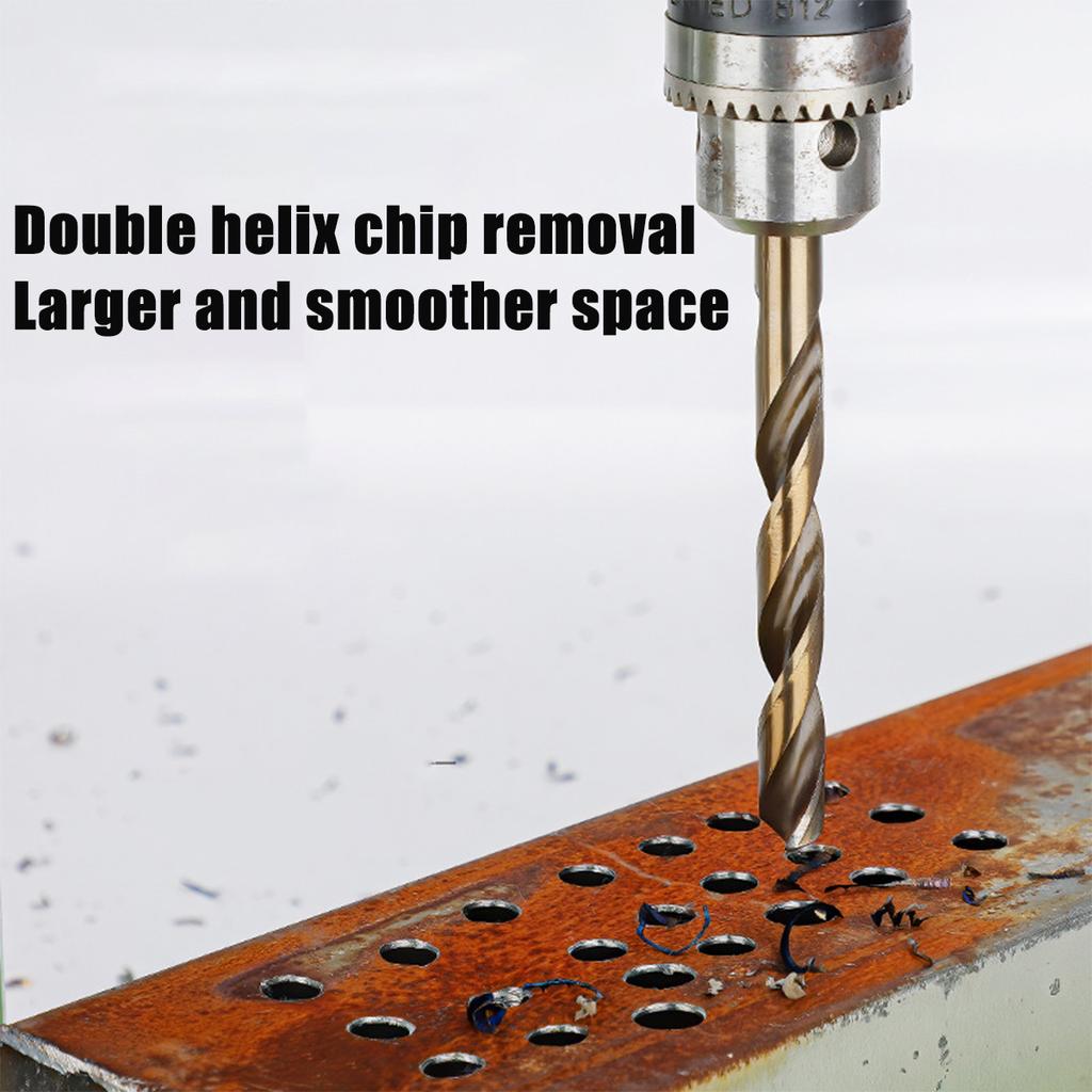 M43 Cobalt Containing Fried Dough Twists Drill High Speed Steel Straight Shank Stainless Steel Fried Dough Twists Drill