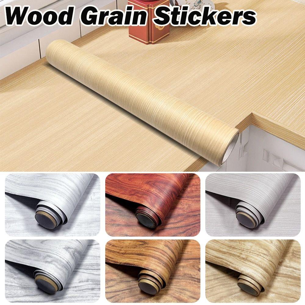 Водонепроницаемые наклейки на стену самоклеящиеся обои новые наклейки под дерево шкаф