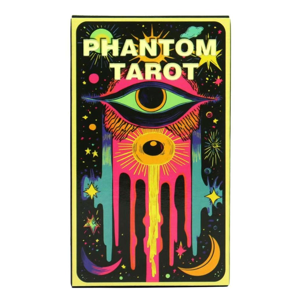 Phantom Tarot Deck 78 Colorful Tarot Cards Based On Rider Waite System 10.3*6cm
