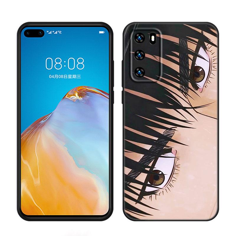 Anime Slam Dunk Black Silicone Phone Case For Huawei P10 P20 P30 P40 Lite P50 P60 Art P50E P Smart Z 2018 2020 2021 Pro 2019
