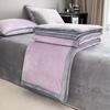 2024 New Milk Velvet Blanket Four Seasons Universal Solid Color Multi functional Double sided Velvet Office Napping Blankets