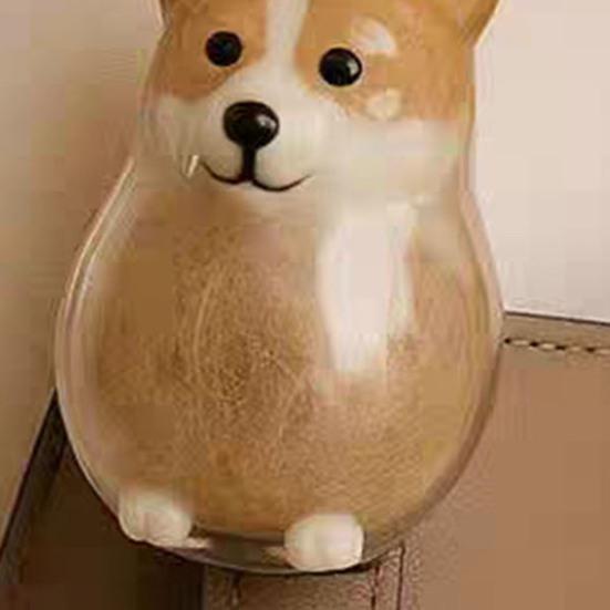 Pet Hair Collector Keychain Transparent Souvenir Capsule Waterproof Design Dog Hair Memorial Keychain