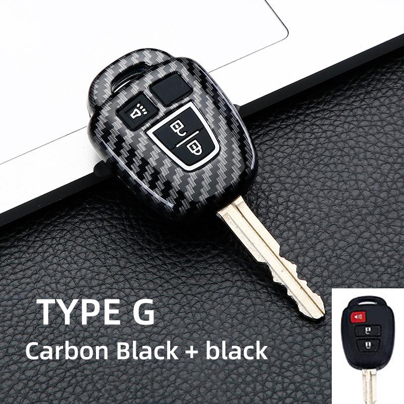 ABS Карбон 2/3/4 Кнопки Брелок для Автомобильного Ключа Чехол для Toyota Camry Prius 2012 2013 2014 Corolla Rav4