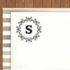 Printtoo Alphabet S Monogram Octagon Celtic Swirl Frame Self Inking Rubber Stamp Office