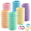 HX6F Multipurpose Elastic Nylon Girl Hair Ring 100pcs Adults Female Hair