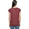 Build Your Brand Womens/Ladies Organic Extended Shoulder T-Shirt