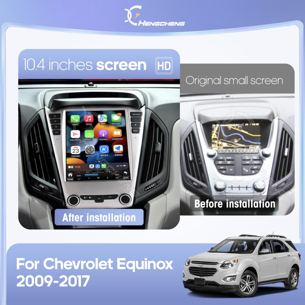 10.4lnch Car Multimedia Player For Chevrolet Equinox 2010-2016 GPS Navigation Radio Android 13 8Core 8+256G Carplay 4G 3