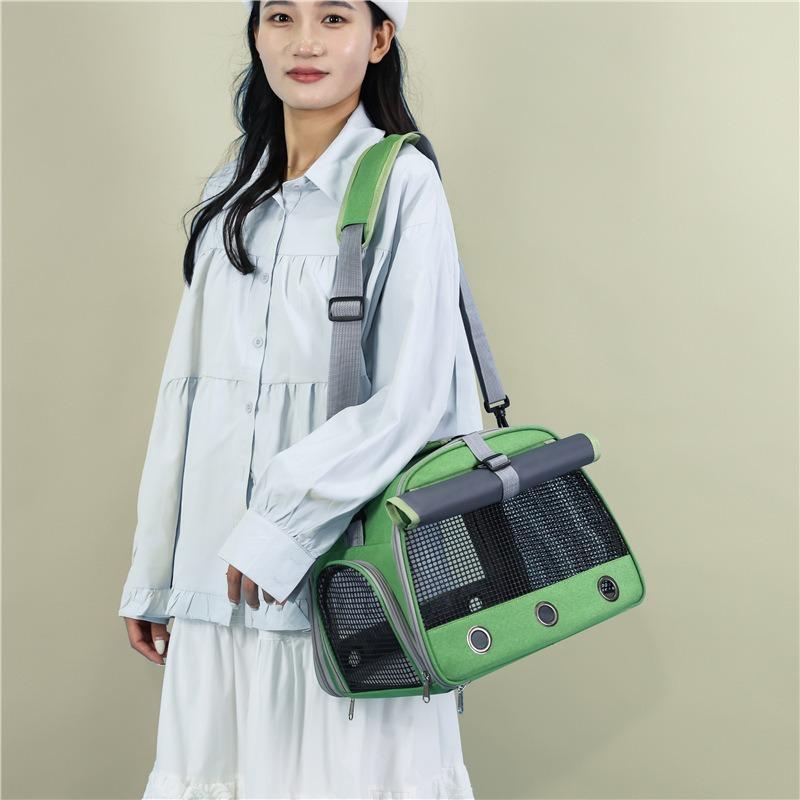 Pet bag out portable shoulder bag comfortable breathable small pet bag hamster rabbit multi-purpose pet supplies