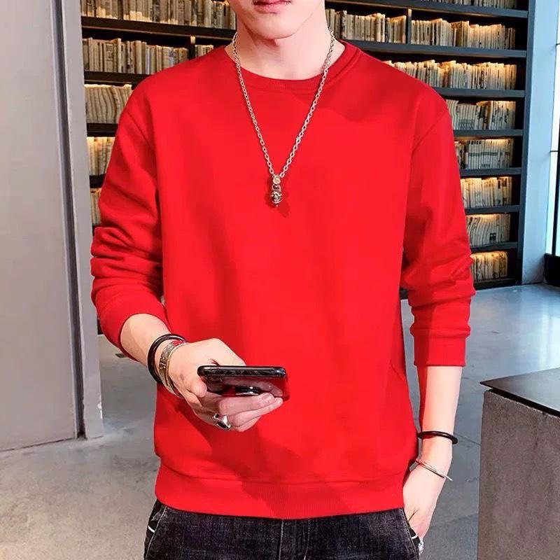 2023 Мужская осенняя корейская свободная повседневная толстовка с длинным рукавом и куртка