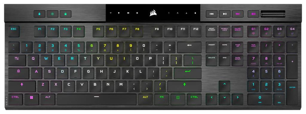 Corsair K100 AIR WIRELESS Thin Mechanical Keyboard Japanese Layout No Kana Printing CH-913A01U-JP1