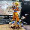 Фигурка Сон Гоку Ssj2 из Dragon Ball Z со светодиодной подставкой, Супер Сайян 2 Гоку, ПВХ Фигурки Действия 33см/12.2дюйма Модель для Коллекционирования Игрушки Подарки