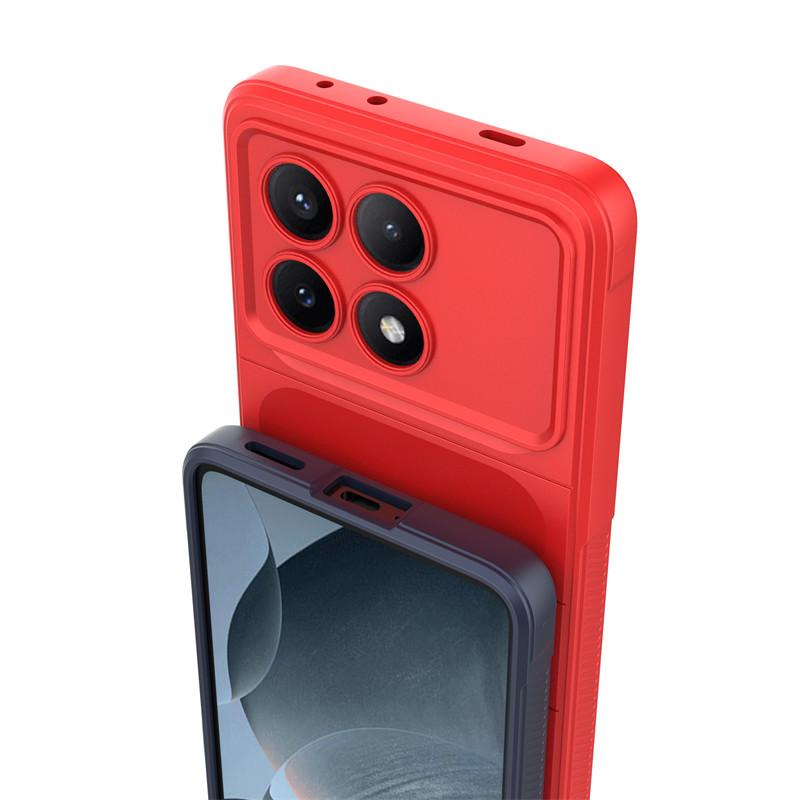 Для чехла Xiaomi Poco X6 Pro Чехол Xiaomi Poco X6 X6 Pro 5G Приятный на ощупь силикон Роскошный ТПУ Ударопрочный Защитный чехол для телефона