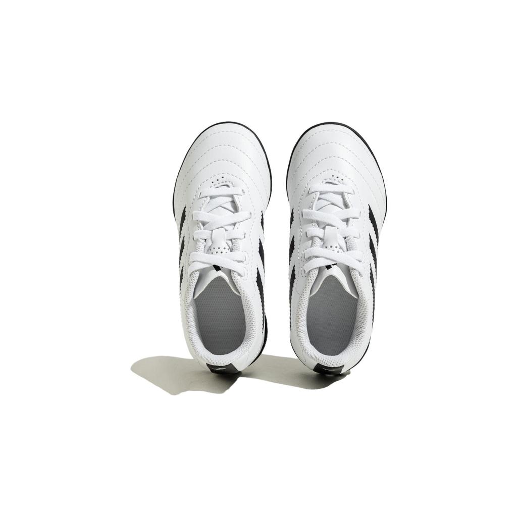 Adidas Goletto 8 Удобные Амортизирующие Прочные Низкие Детские Футбольные Бутсы Детские Футбольные Бутсы Белые Черные HQ4485