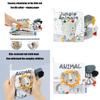 Детская развивающая книга Интерактивная развивающая мелкую моторику Книга-мешковатая книга для раннего обучения детей Тканевая книга Книга с хвостами животных