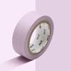 Pastel Unicolor Masking Tape - Purple - 1.5 Cm X 7 M
