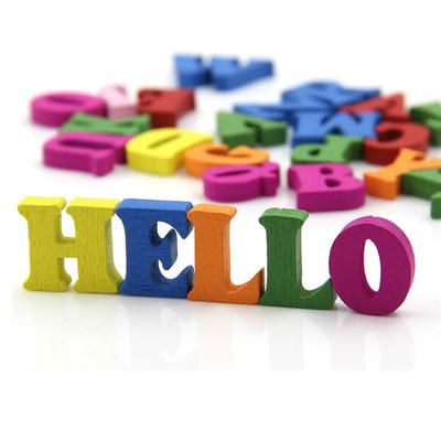 100 шт. Деревянные буквы алфавита Скрапбукинг Carft Обучающие Детские Детские игрушки