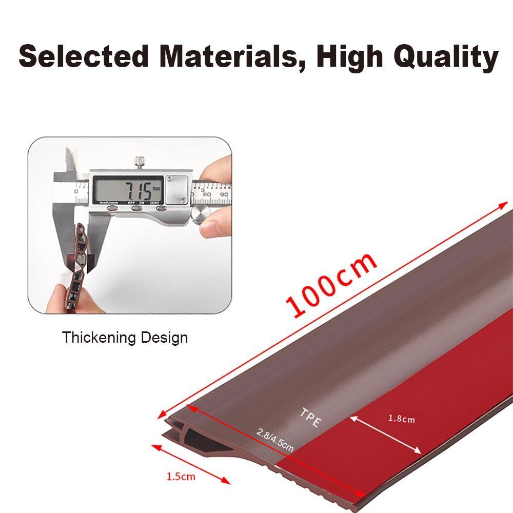 Windshield Draught Excluder Door Bottom Sealing Strip Weather Stripping Door Draft Stopper