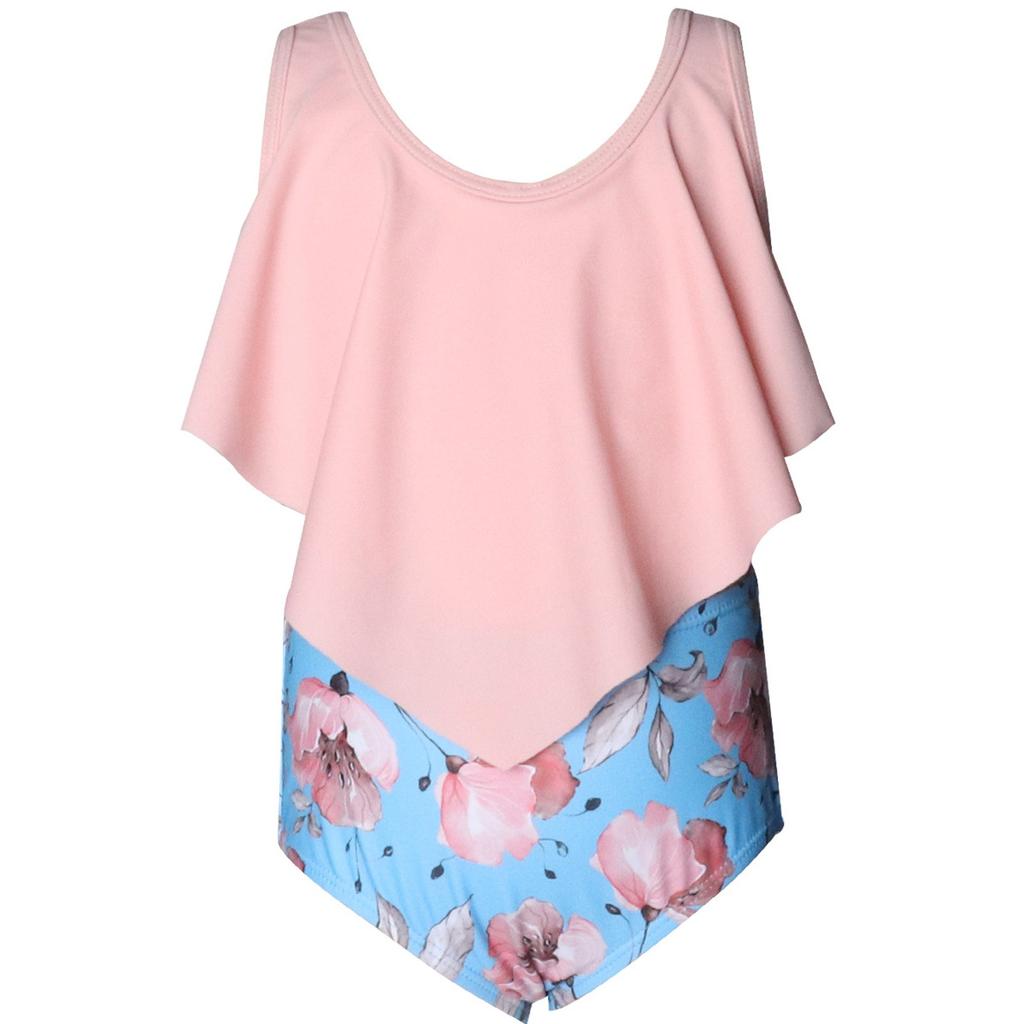 Летний слитный купальник для девочек - Купальники