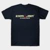 Мужская черная футболка с принтом Scoops Ahoy Stranger Things Печать на трансферной бумаге без вырезания Хлопковая футболка