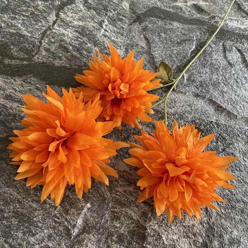 Свадебный шелковый шар-хризантема для домашнего декора и фотосессий, подарочные аксессуары