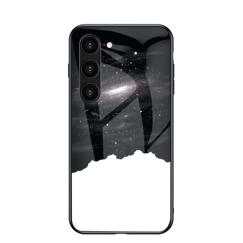 Чехол Samsung S26 Ultra Звездное небо Противоударное Стекло Мягкий Край A57 A37 A25 FE Защитный Чехол