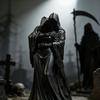 1 шт. Декоративная модель «Темный жнец смерти в объятиях»