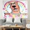 Scooby-Doo Print Tapestry, Backdrop, Easy Setup, Ideal for Bedroom, Office & Living Room, with Aesthetic Wall Hanging Decor.