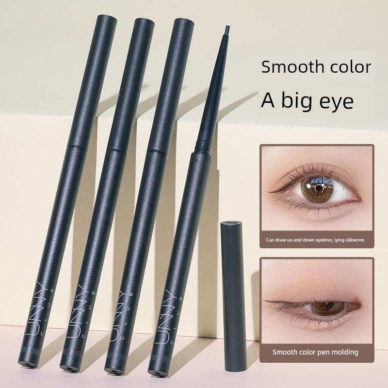 Unny Eyeliner Glue Pen Waterproof Long Lasting Non Smudge Crouching Silkworm Student Novice Genuine Goods Official Flagship Store Brown Female