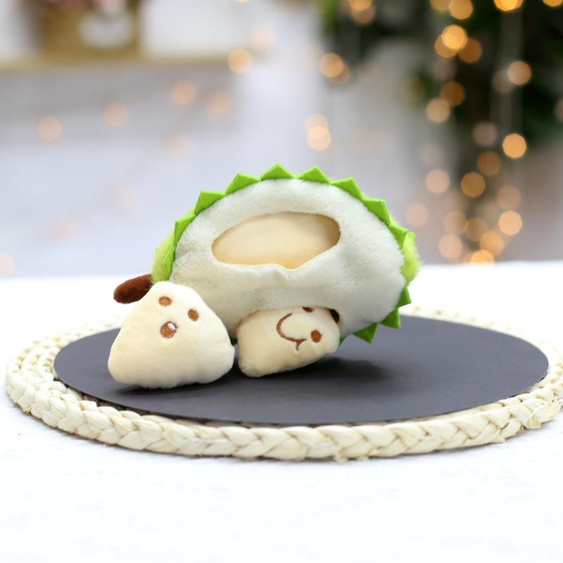 Плюшевая игрушка Кукла Дуриан Игрушка для снятия стресса Креативный брелок в виде фрукта