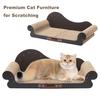 Large Cat Scratcher Bed Pet Scratching Board Oversized Scratch Lounge Cat Bed Furniture Protector Cat Couch Scratcher Cardboard