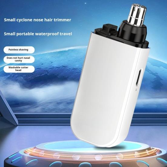 Nose Hair Trimmer for Men Waterproof Electric Portable Nose Hair Trimmer Rechargeable Multi-Functional Trimming Tool for Nose Ears Eyebrows