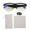 Music Glasses Bluetooth 5.3 Voice Control Open Ear Style Blue Light Blocking Healthy Lens Smart