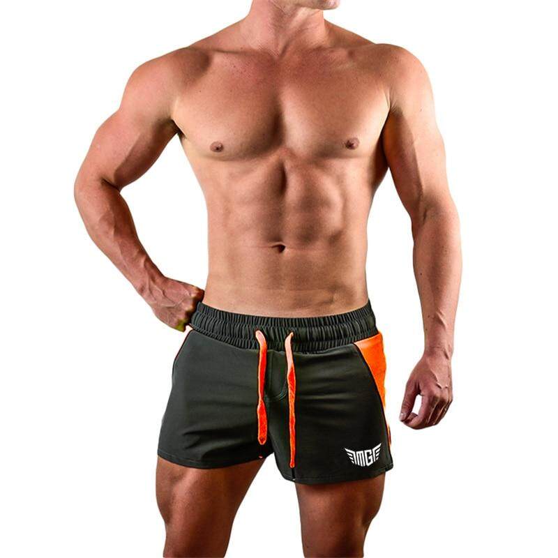 Muscleguys Брендовые мужские компрессионные шорты, летние спортивные штаны-бермуды, спортивные шорты для фитнеса, мужские колготки для бодибилдинга, шорты для тренировок