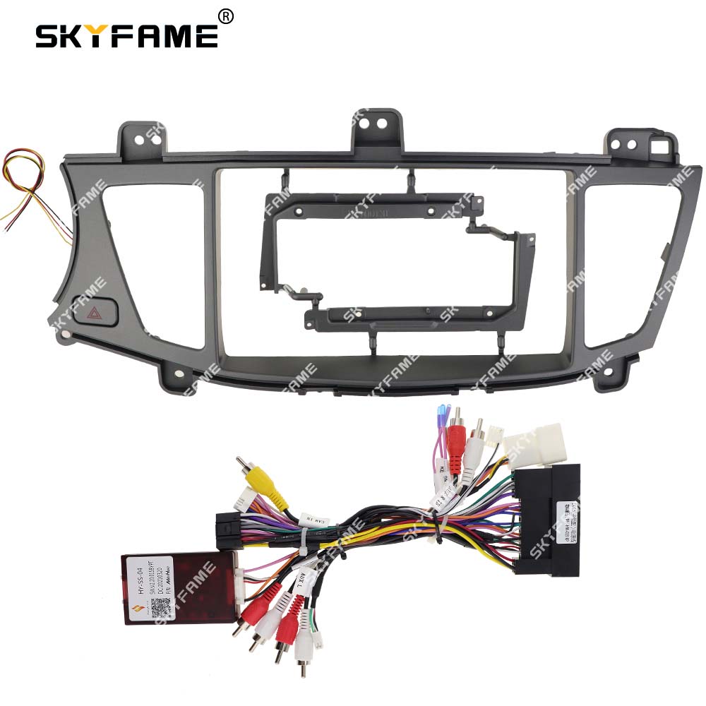 SKYFAME Car Frame Fascia Adapter Canbus Box Decoder Android Radio Dash Fitting Panel Kit For Kia K7 Cadenza