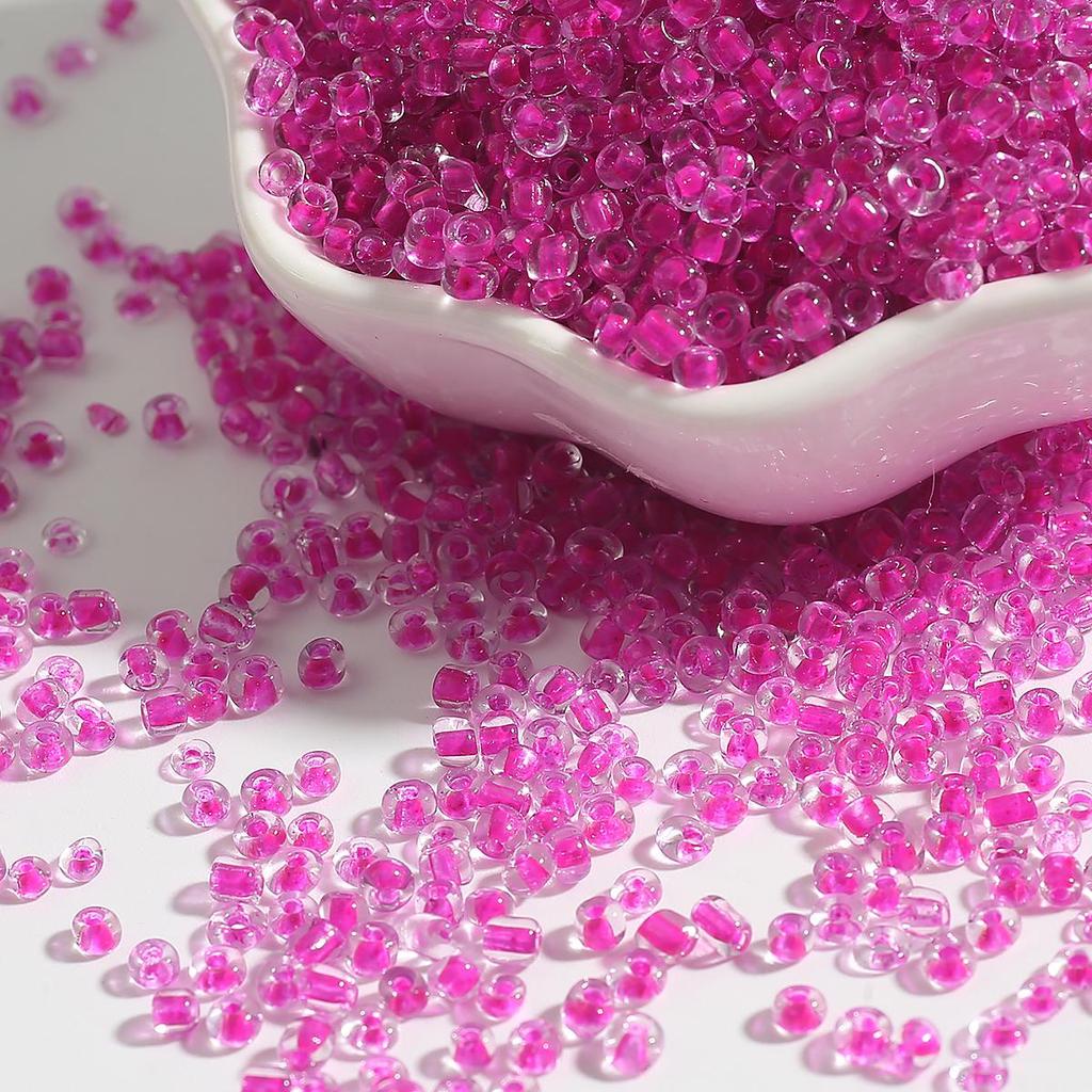 2/3/4 мм окрашенные сердечники серии Magic Color, стеклянные рисовые бусины для изготовления ювелирных украшений, ожерелья, браслета «сделай сам»