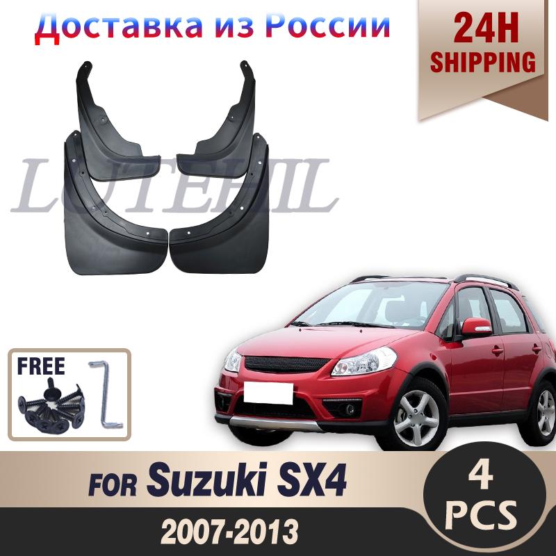 For Suzuki SX4 Hatchback Crossover 2007 2008 2009 2010 2011 2012 2013 Fender Mudguard Mud Flaps Guard Splash Flap Mudguards Car