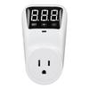Розетка-защита от перенапряжения 1800 Вт 15 А Цифровой дисплей Задержка 5–999 с Розетка-защита от перенапряжения для бытовой техники США 120 В