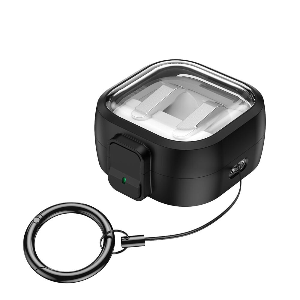 Прозрачный чехол Keysion с замком для наушников-вкладышей Samsung Buds4 4 Pro, ударопрочная крышка из твердого поликарбоната для Galaxy Buds 4 Pro