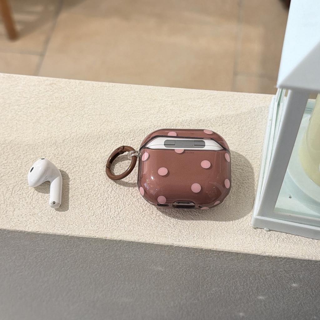 Ins storm point brown подходящий защитный чехол для airpods4 защитный чехол для airpodspro3 новый защитный чехол для наушников apple чехол для наушников pro2