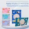 Funda Para For Samsung Tab A9 Plus Soft Rotating Stand Case A9+ SM-X210N/X216B 11inch Cartoon Protective Cover