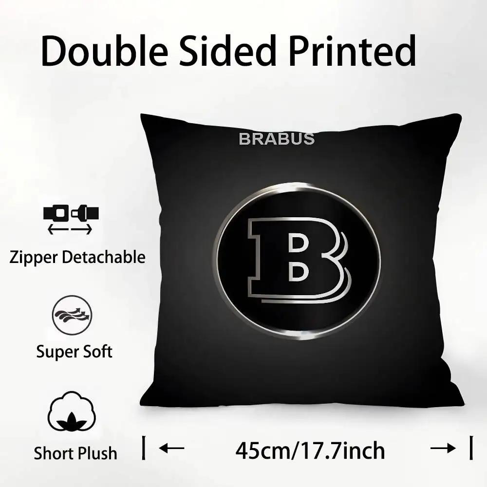 Роскошная наволочка B-BRA-B-B-BUS, квадратная, с двусторонним принтом, наволочка для подушки, для дивана, домашней спальни, декор, подарок