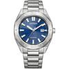 Солнечные часы Citizen Eco-Drive BM7630-80L Синий циферблат Стальной браслет