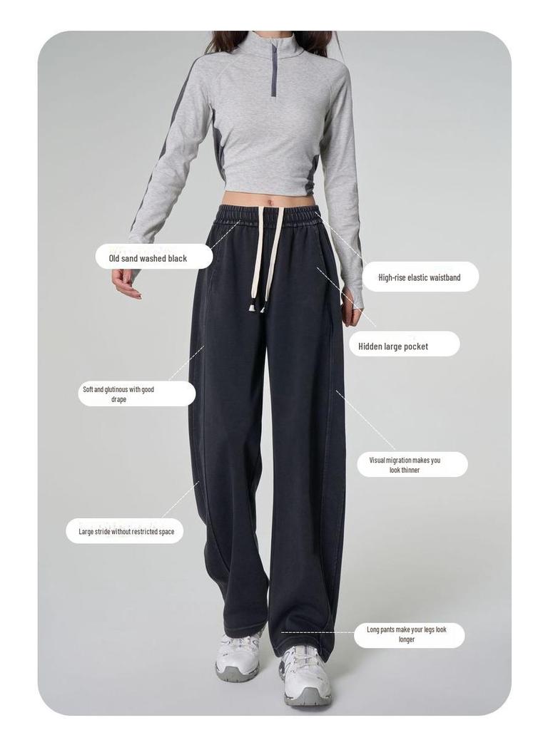 Очень плотные черные широкие женские джинсовые брюки, зимний ретро-стиль с бархатной подкладкой, 800 г