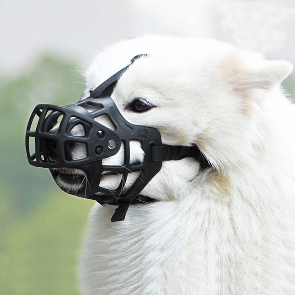 Дышащая намордник для животных Anti Biting Barking & Chewing Dog Mouth Cover Маленькие, средние и крупные собаки