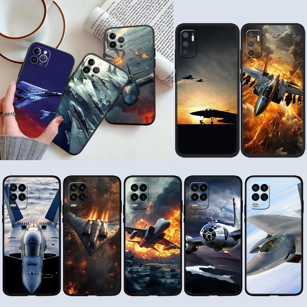 RE56 Стратегический бомбардировщик Чехол для Samsung M06 M15 M16 M35 M55 M56 A36 A42 A50 A50S A51 A52 A32 A33 A05 A05S A06 A16 A20