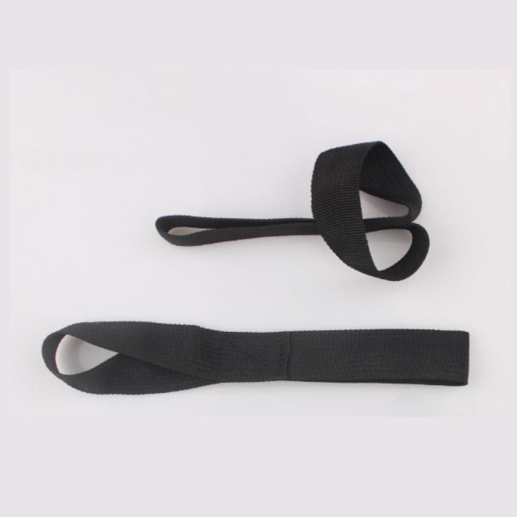 HUIKKJP Tie Down Belts, Set of 8 (Black) 1.0 x 11.8 inches (2.5 x