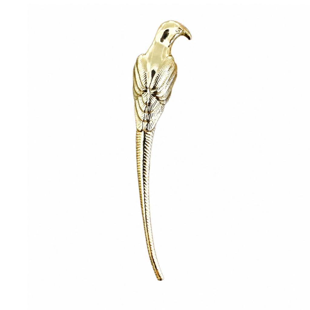 Cabinet Handle with Bird Design Gold-Colored Hardware Sturdy for Wardrobes