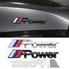 2 шт. для BMW M M3 M4 M5 E60 X1 X5 X3 X7 X6 F10 F20 M Performance Металлические Автоаксессуары Наклейка Эмблема Декаль Внешнее Украшение