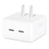 Apple Компактный адаптер питания 35 Вт с двумя портами USB-C